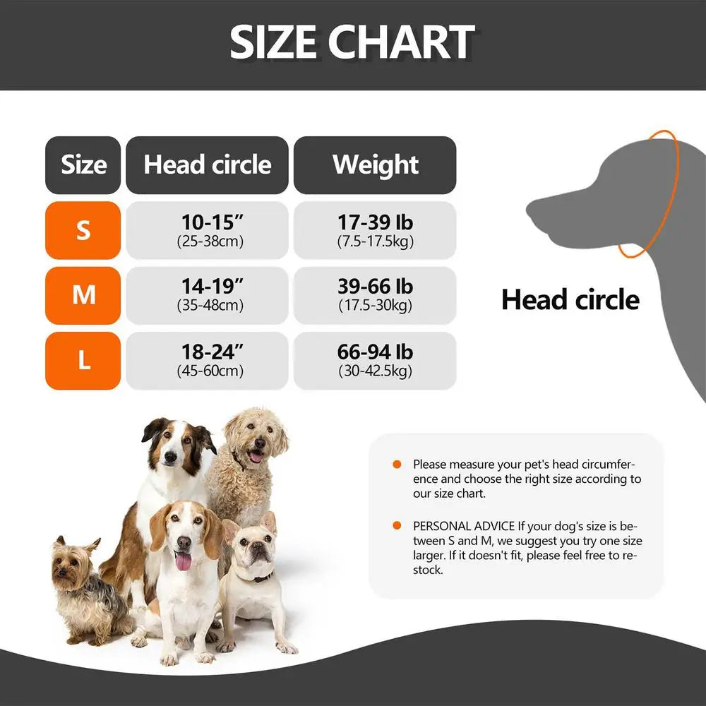 Dog Calming Hat Soundproof Anxiety Dog Ear Muffs Noise Protection Pet Ears Covers Dog Grooming Earmuff Dog Supplies 1PC