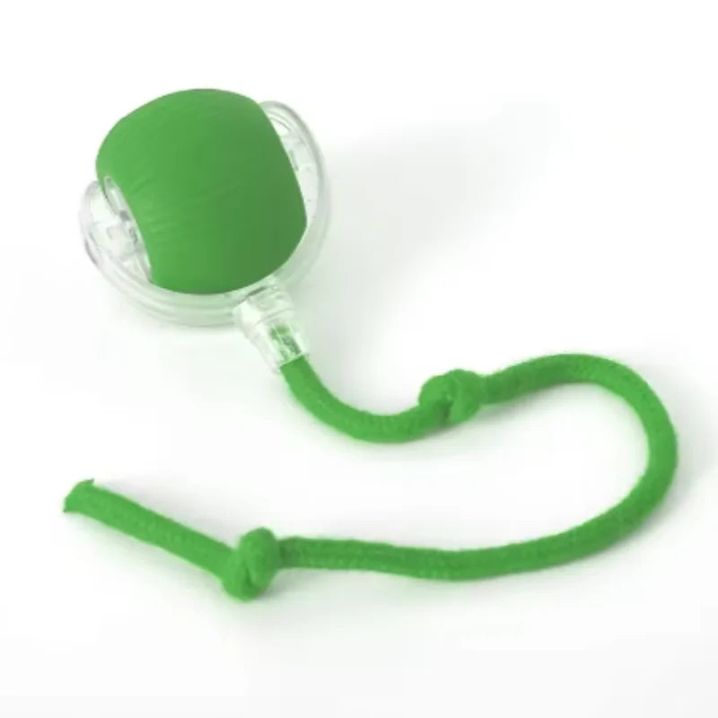 New Automatic Interactive Cat Ball Toy Rechargeable Smart Electric Rolling Ball with Faux Tail for Dog and Cat Training